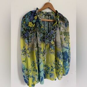 Kobe Halperin Blouse Size Medium